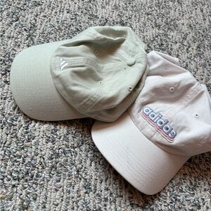 Adidas Mint and White Caps